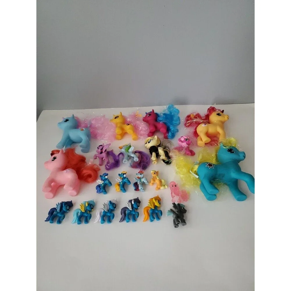 My Little Pony 21 Piece Mixed Toy Lot Variety Sizes Years Miniatures